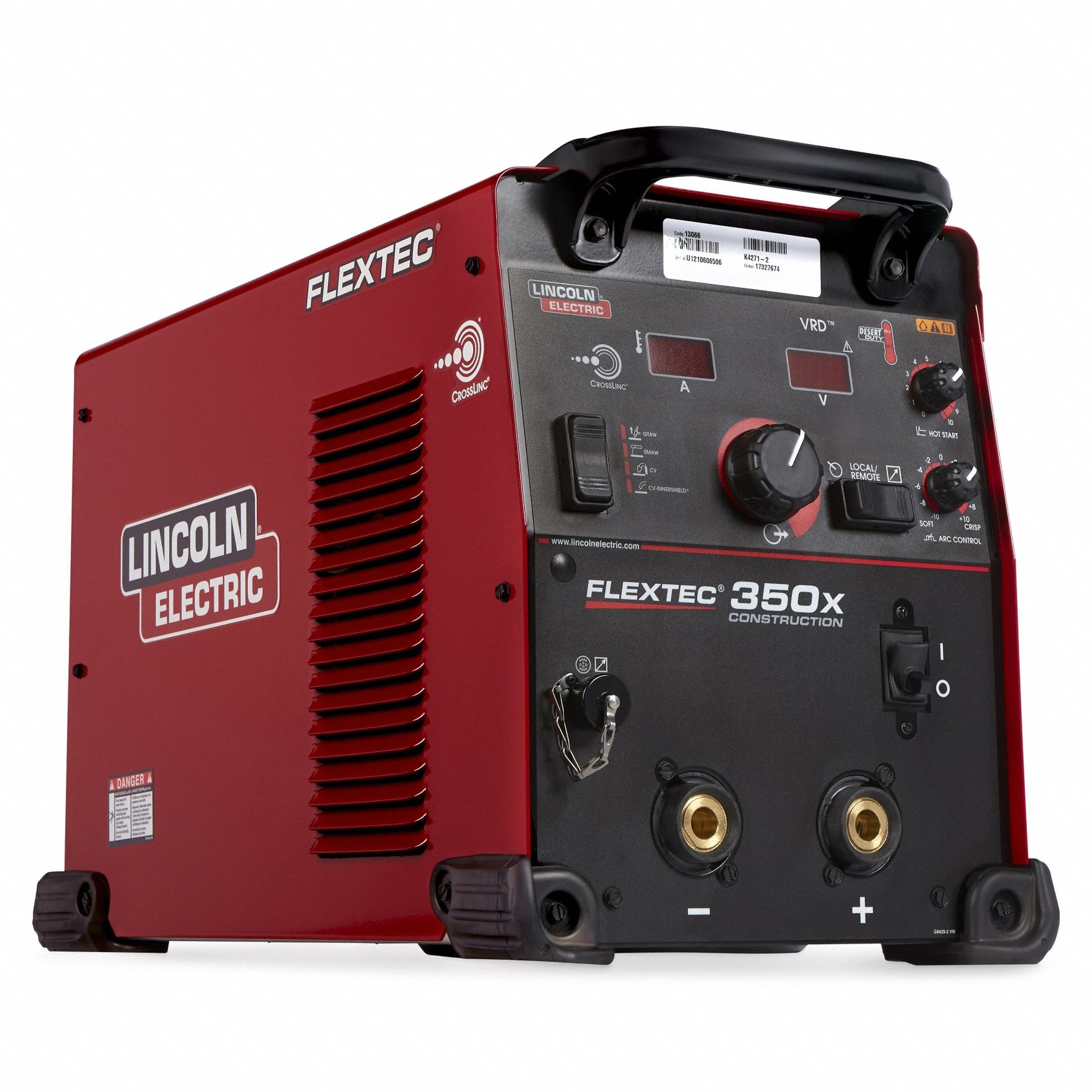 LINCOLN ELECTRIC, Flextec 350X, DC, Multiprocess Welder 810Y91K4271