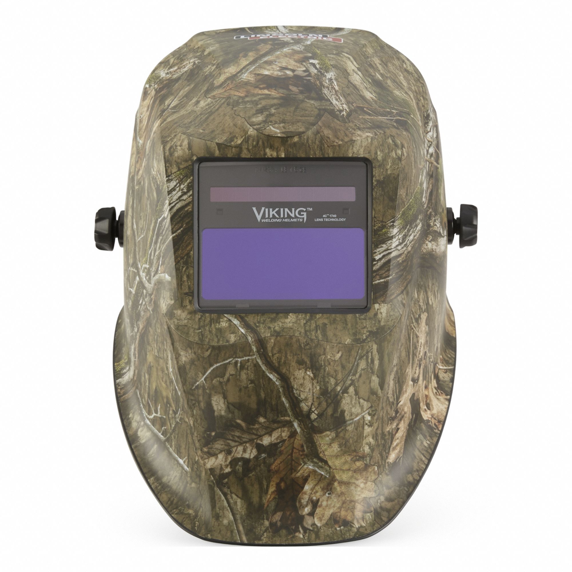 Welding Helmet: Auto-Darkening, 2 Arc Sensors, Camouflage, Camouflage, Analog