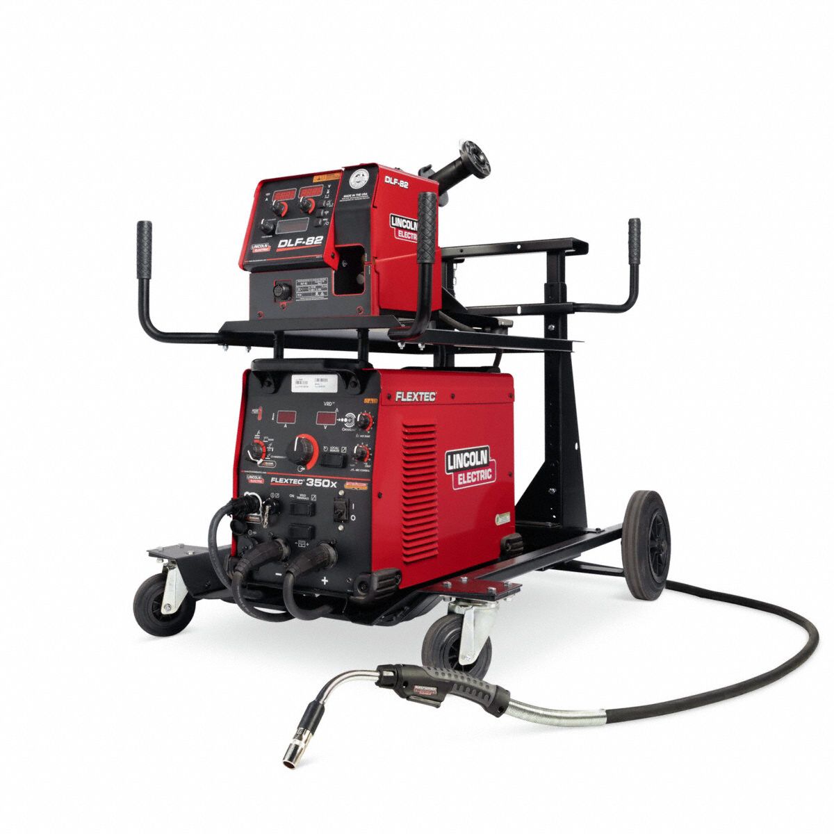 LINCOLN ELECTRIC Flextec 350X PowerConnect Multiprocess Welder, DLF-82 Ready-Pak