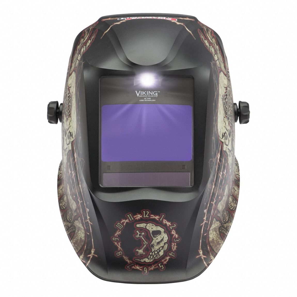 WELDING HELMET,DIGITAL,BLACK,RED,WHITE