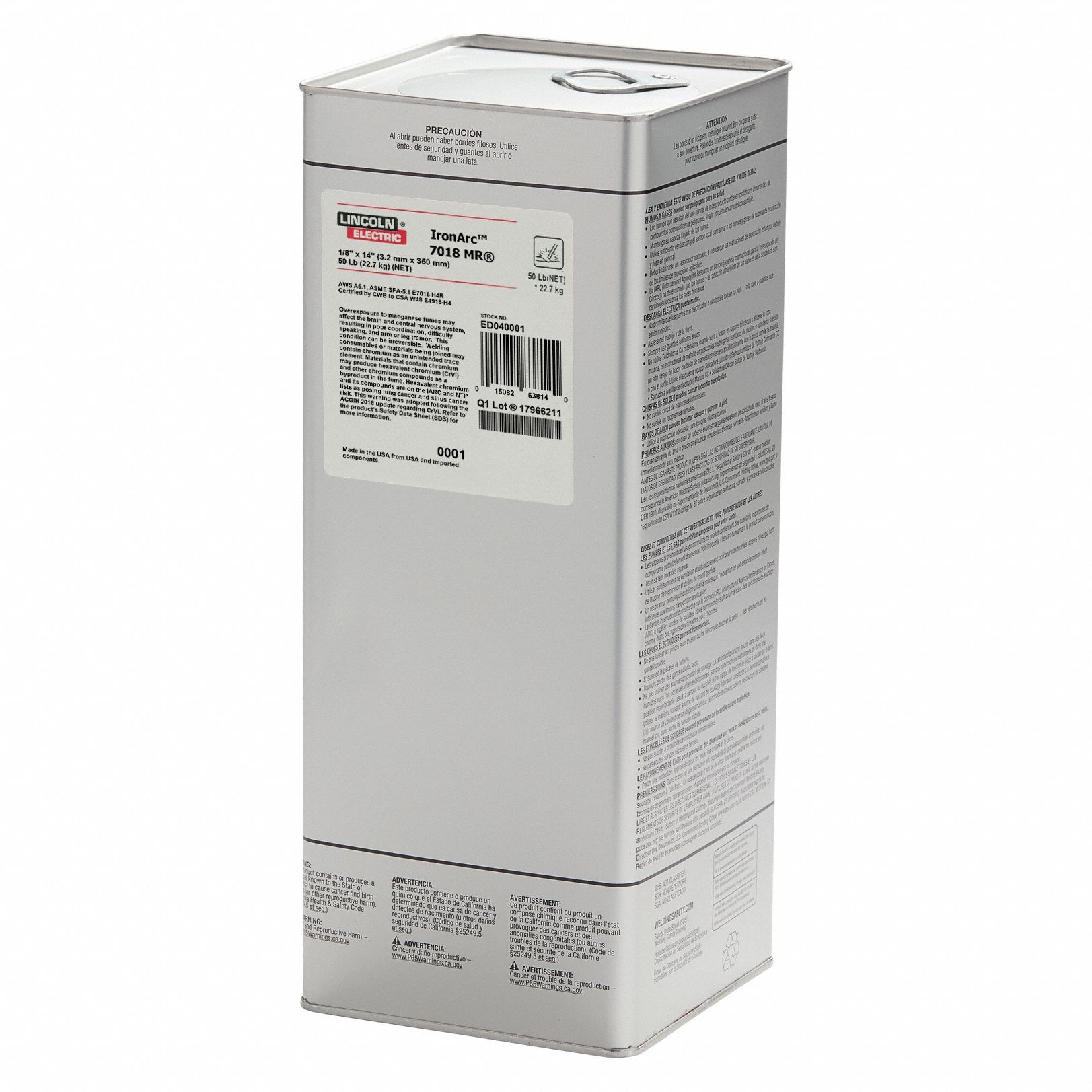 Stick Electrodes, 3/32 in Overall Dia.