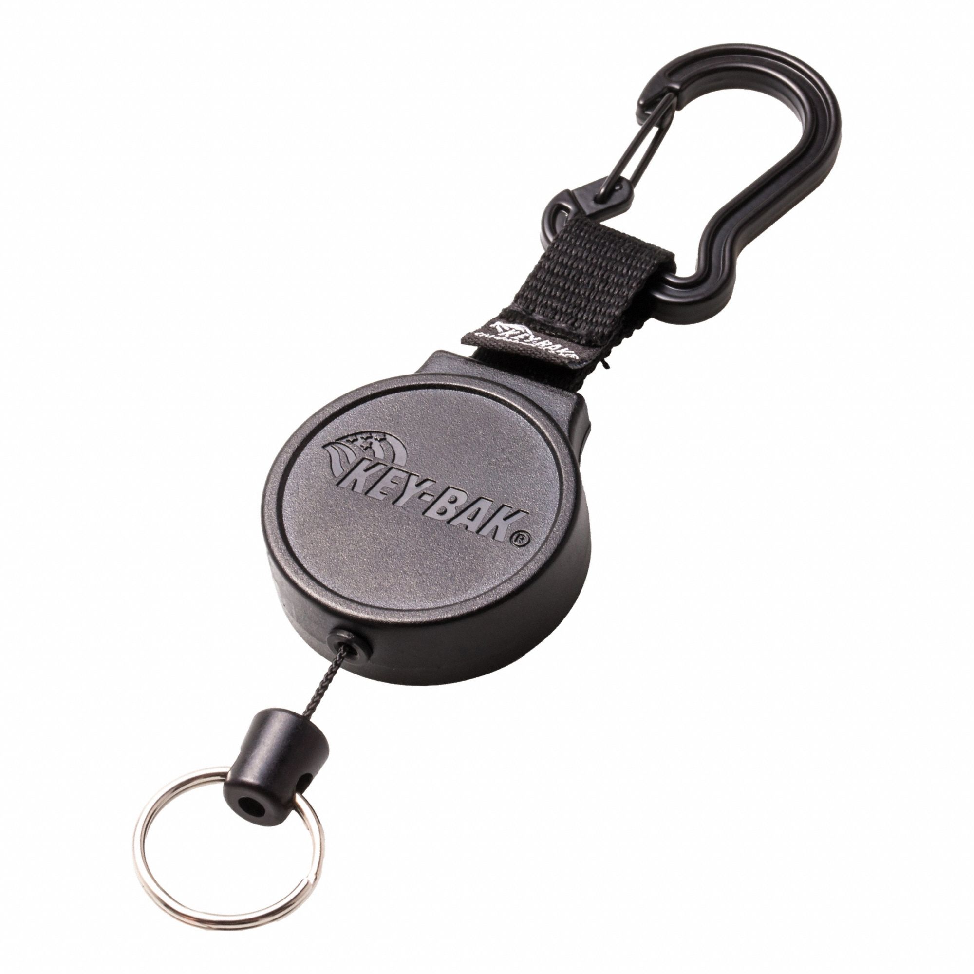 KEY REEL,BLACK,POLYCARBONATE