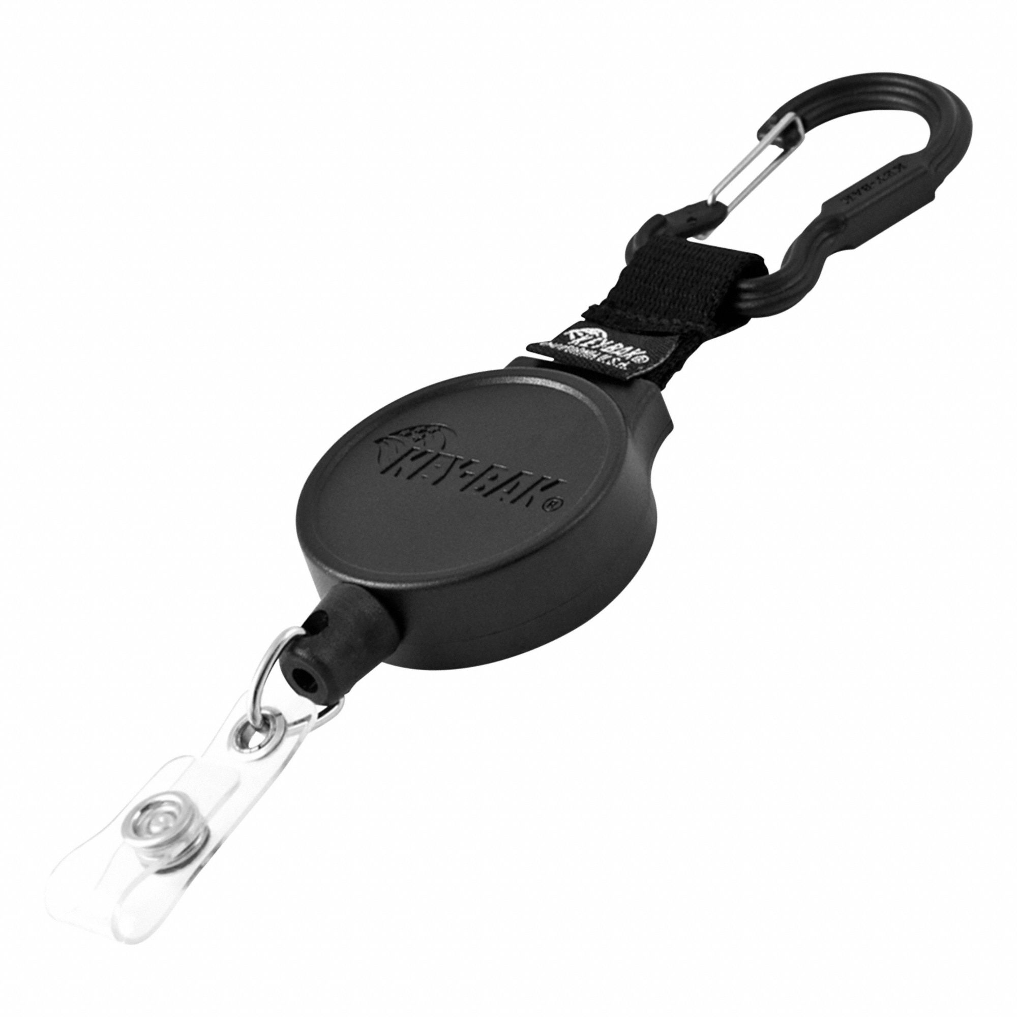 KEY REEL,BLACK,POLYCARBONATE