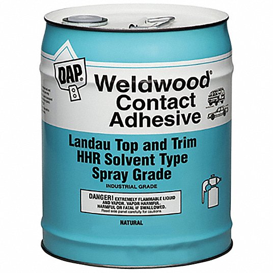 Dap Weldwood Contact Adhesive - Landau Top and Trim HHR Solvent Type Spray Grade 1 Gallon