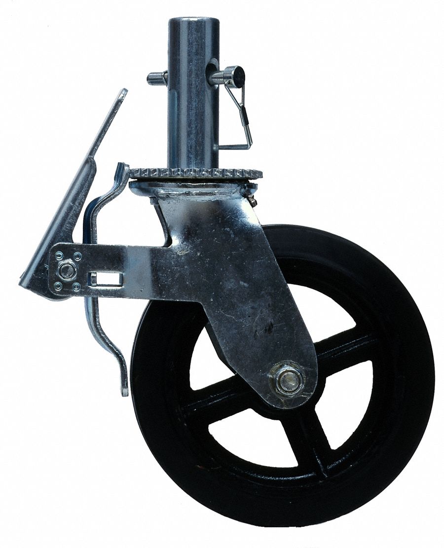 Caster-8In-Rnd-5 Cast Iron