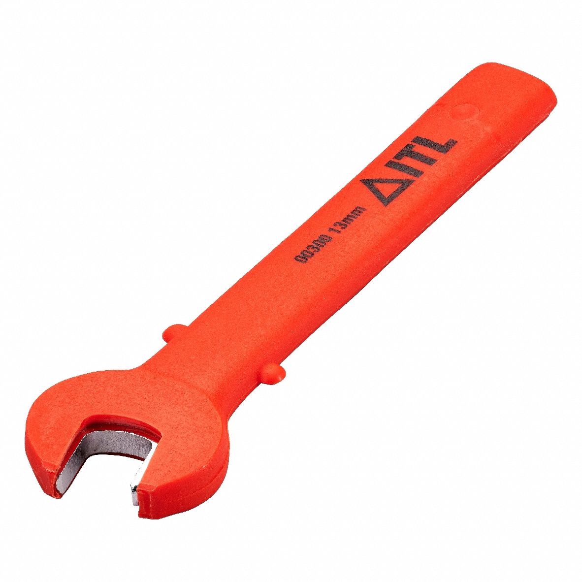 Open End Wrench: Alloy Steel, Chrome, 1/2 in Head Size, 5 3/4 in Overall Lg, Std, Insulated