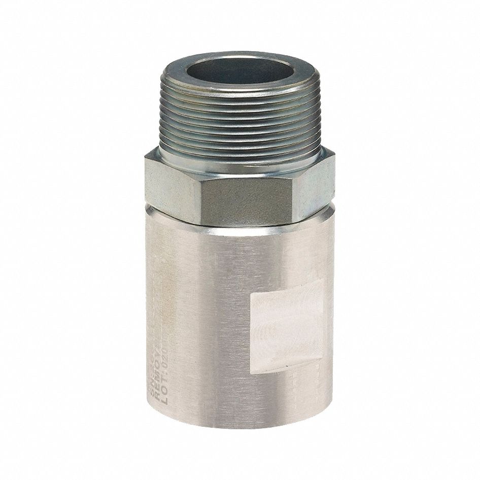 Swivel: Swivel, 1 1/2 in MNPT Inlet, 1 1/2 in FNPT Discharge, Aluminum Body