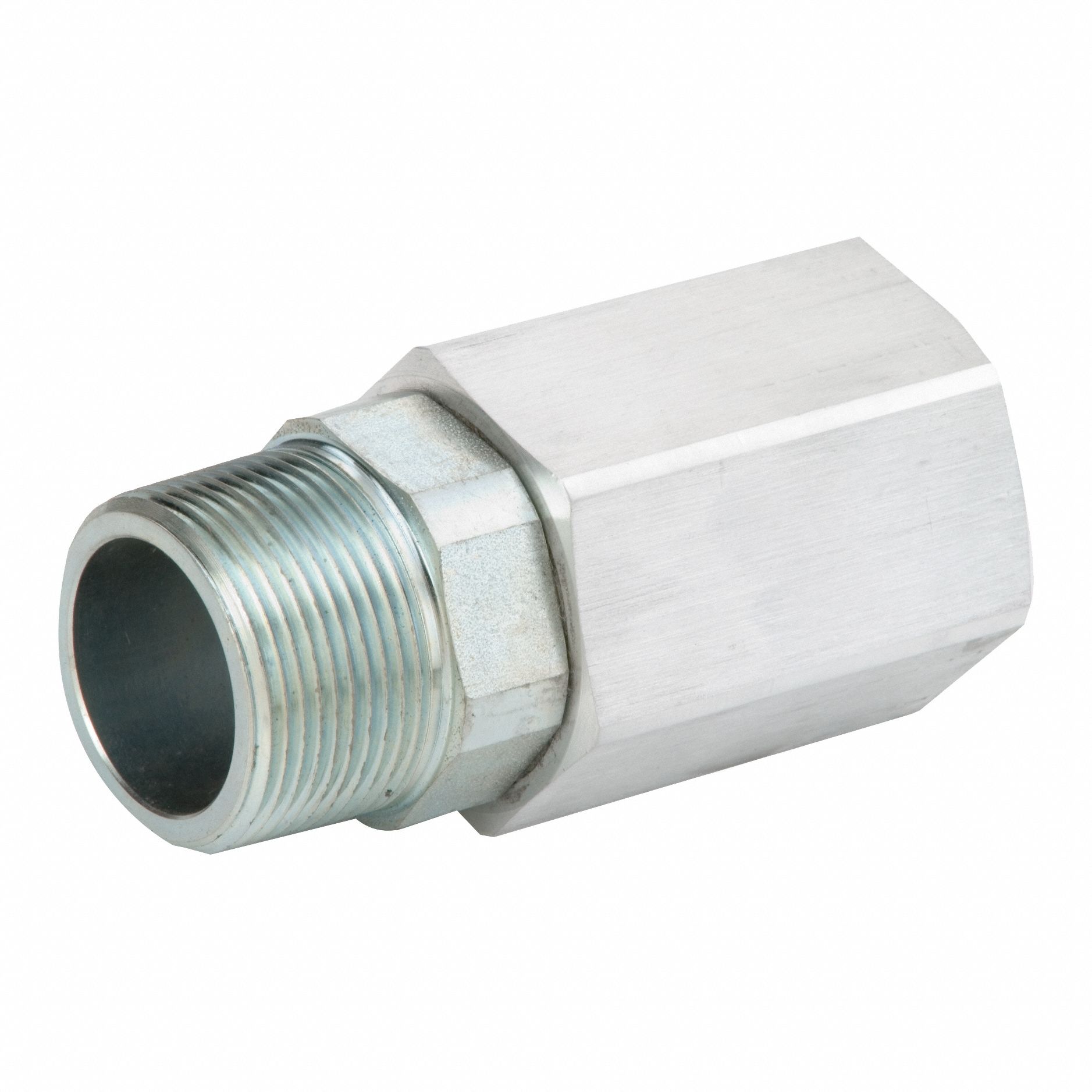 Swivel: Swivel, 1 1/4 in MNPT Inlet, 1 1/4 in FNPT Discharge, Aluminum Body