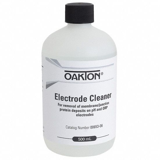 Electrode Cleaning Solution: ACS, 500 mL, 7647-01-0/7732-18-5/9001-75-6/99-76-3, Solution, Liquid, 1