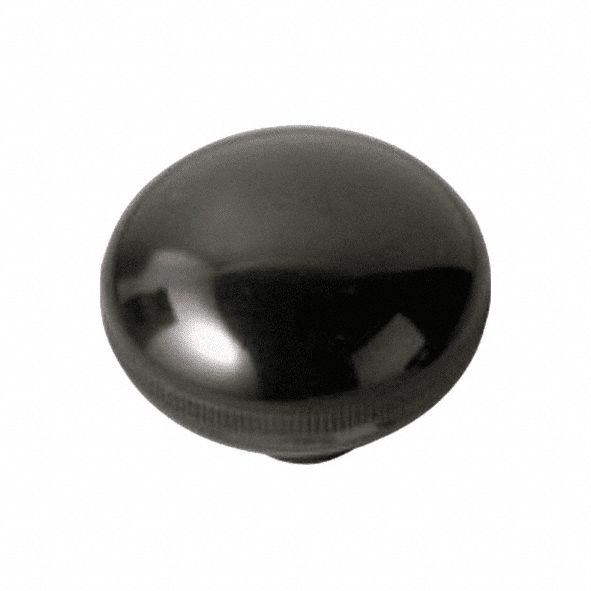 Hand Knob: Ball, Thermoset, 3/8"-16 Thread, 10 mm Thread Lg, 2 in Dia