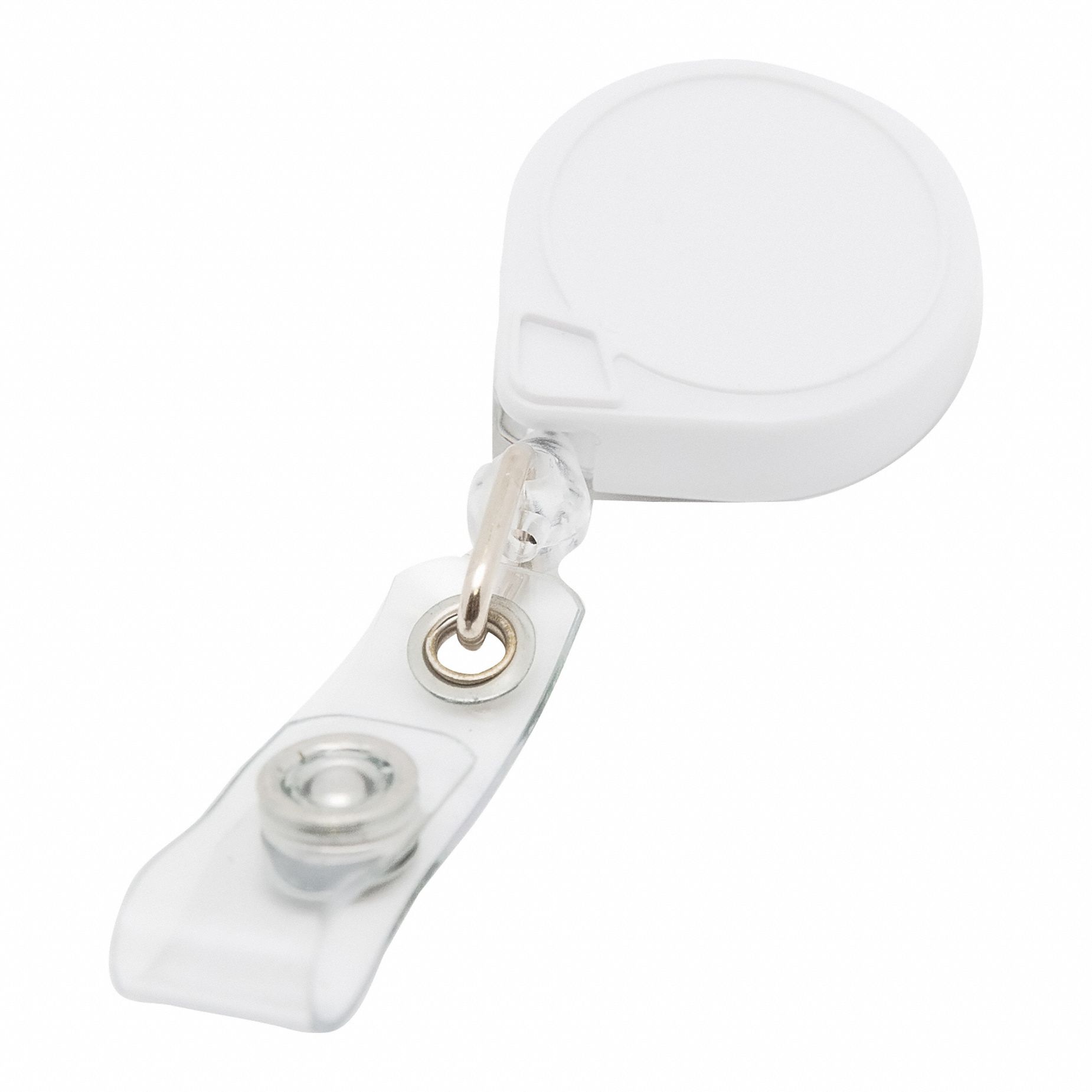 CLIP SWIVEL WHT MINIBK ID VINL STRP