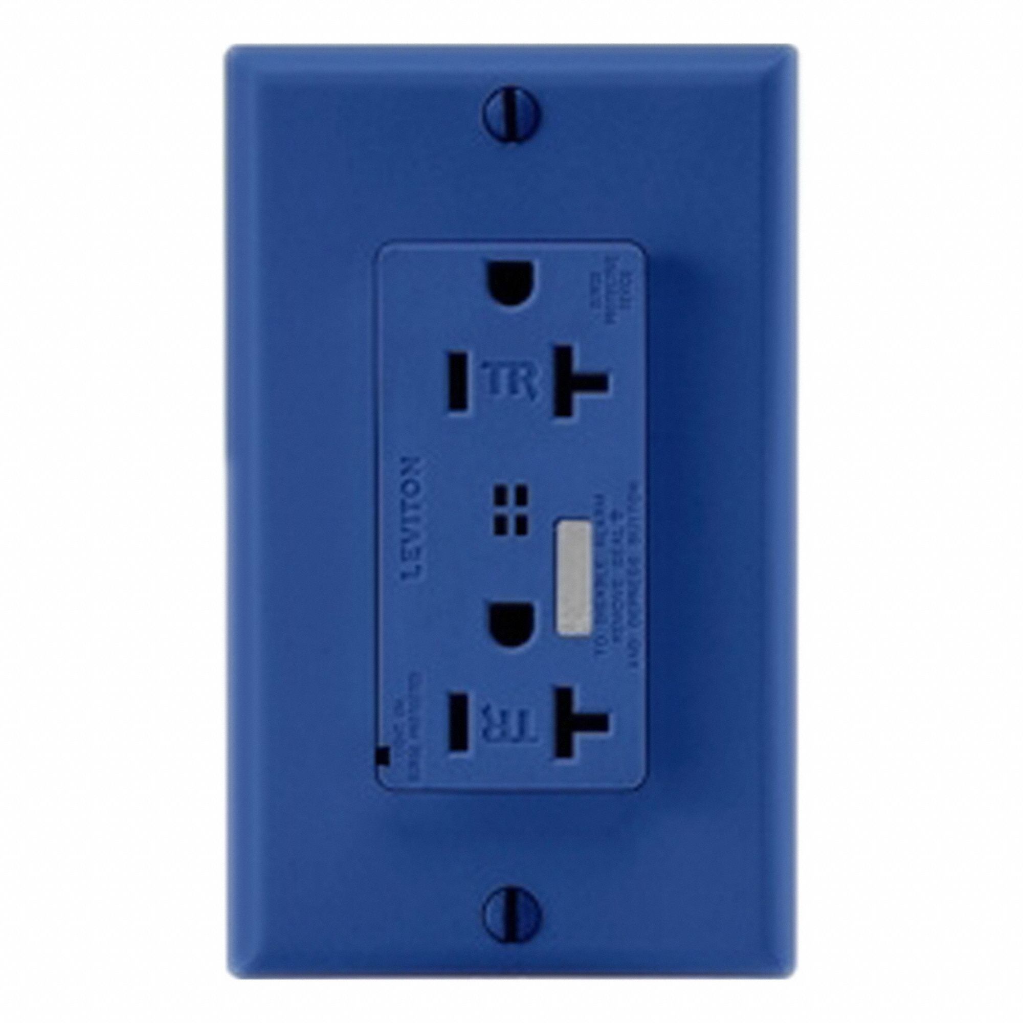 Decora Plus Surge Outlet TR 20A Blue