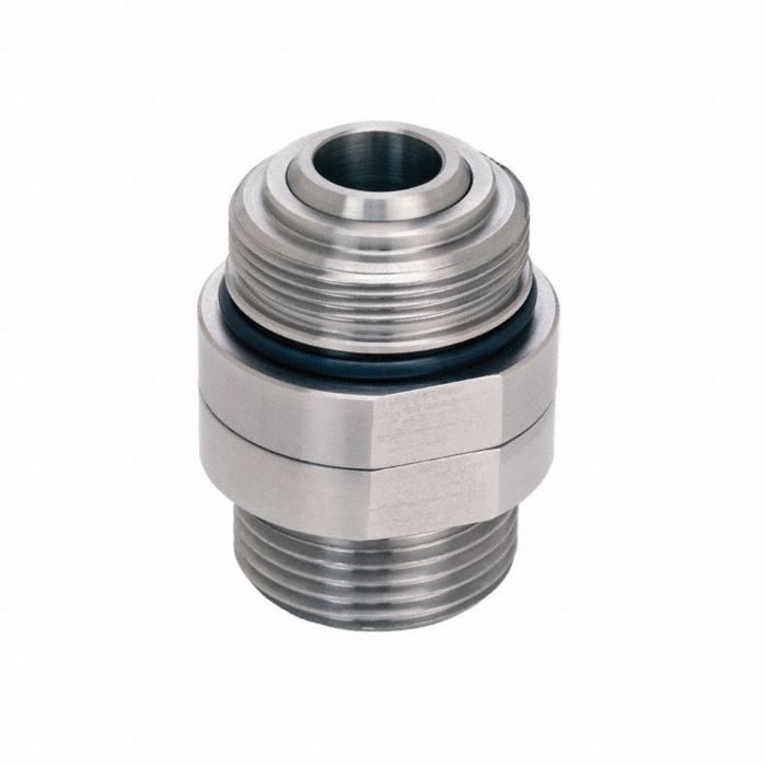 HUSKY Swivel: Swivel, 1 5/16 in Inlet, 1 in BSPM Discharge, Aluminum/Stainless Steel Body (MPN 007275). Key specifications — Product Type: Swivel; Discharge Gender: Male; Inlet Gender: Male; Body Material: Aluminum/Stainless Steel; Brand: HUSKY; Discharge Standard: BSP; Chemical Compatibility: DEF; Discharge Type: BSPM.