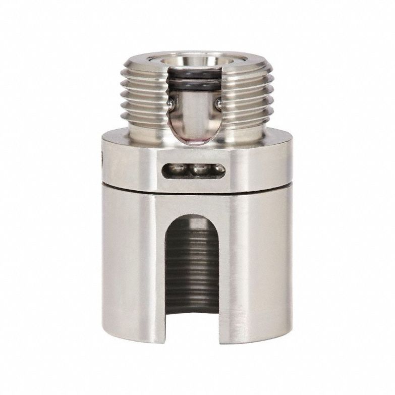 HUSKY Swivel: Swivel, 1 in FNPT Inlet, 1 in BSPM Discharge, Aluminum/Stainless Steel Body (MPN 008510). Key specifications — Product Type: Swivel; Discharge Gender: Male; Inlet Gender: Female; Body Material: Aluminum/Stainless Steel; Inlet Standard: NPT; Brand: HUSKY; Discharge Standard: BSP; Chemical Compatibility: DEF.