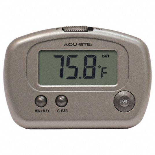 Indoor/Outdoor Wired Digital Thermometer - 51XJ34