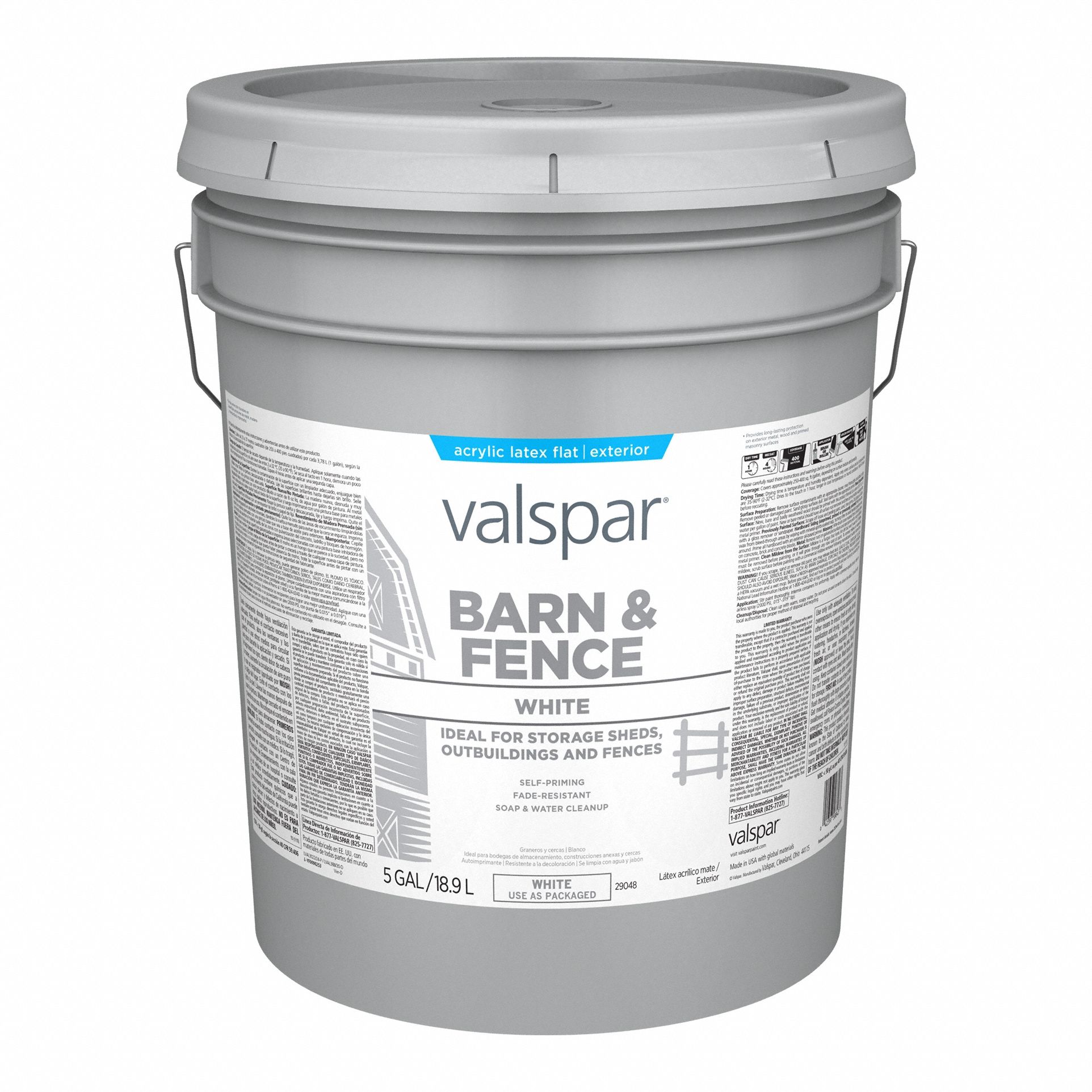 Exterior Paint: Mold and Mildew Resistant Paint, Exterior, Masonry/Metal/Steel/Wood, Water