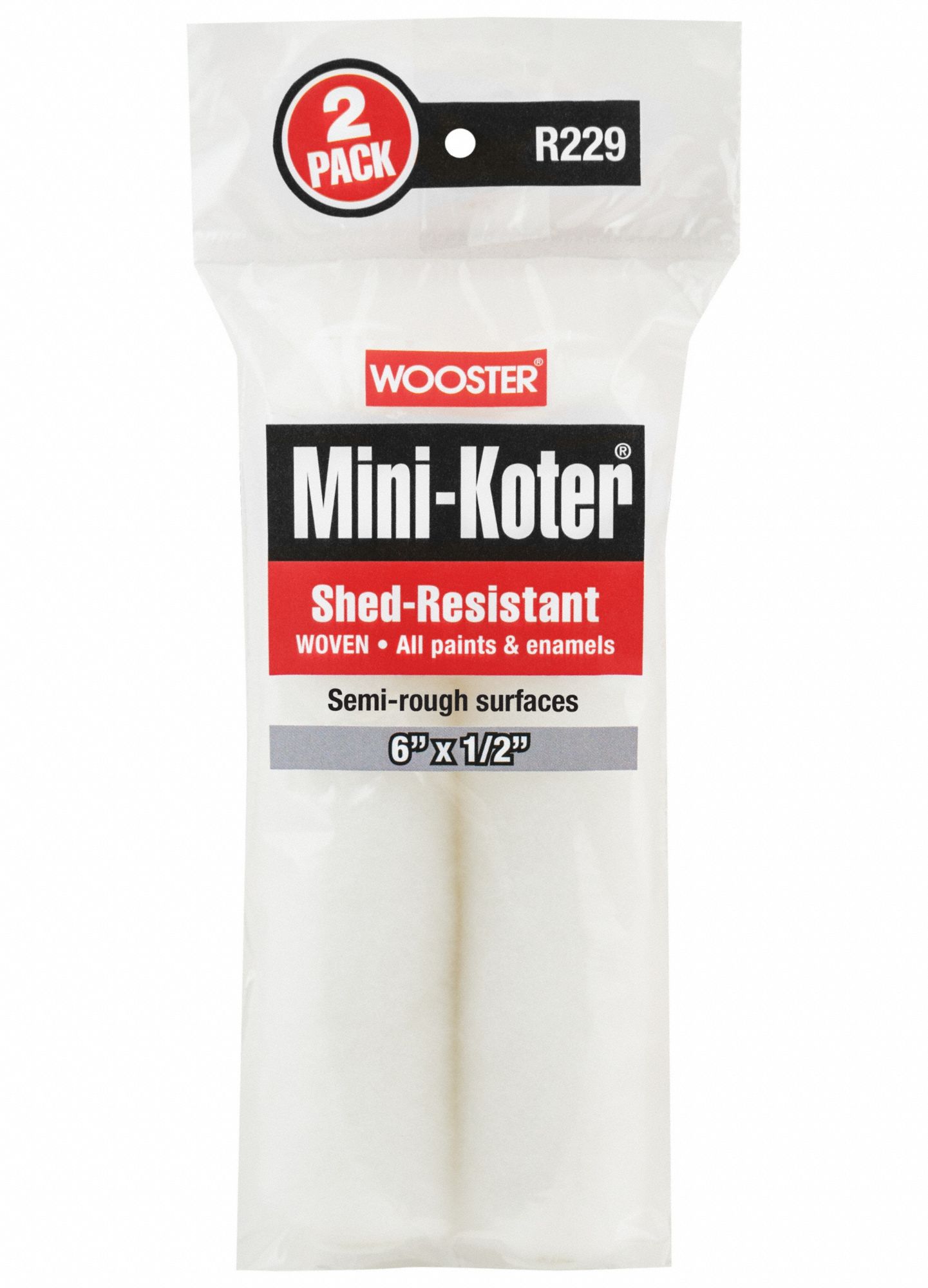 Paint Roller Cover Mini 6 in L PK2