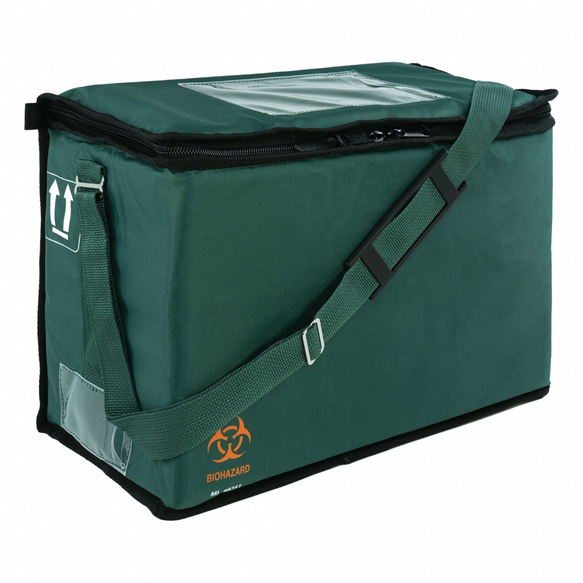 Transport Bag: 9 in Overall Lg, 18 in Overall Wd, 13 in Overall Ht, 1, 632 cu in Capacity, Nylon