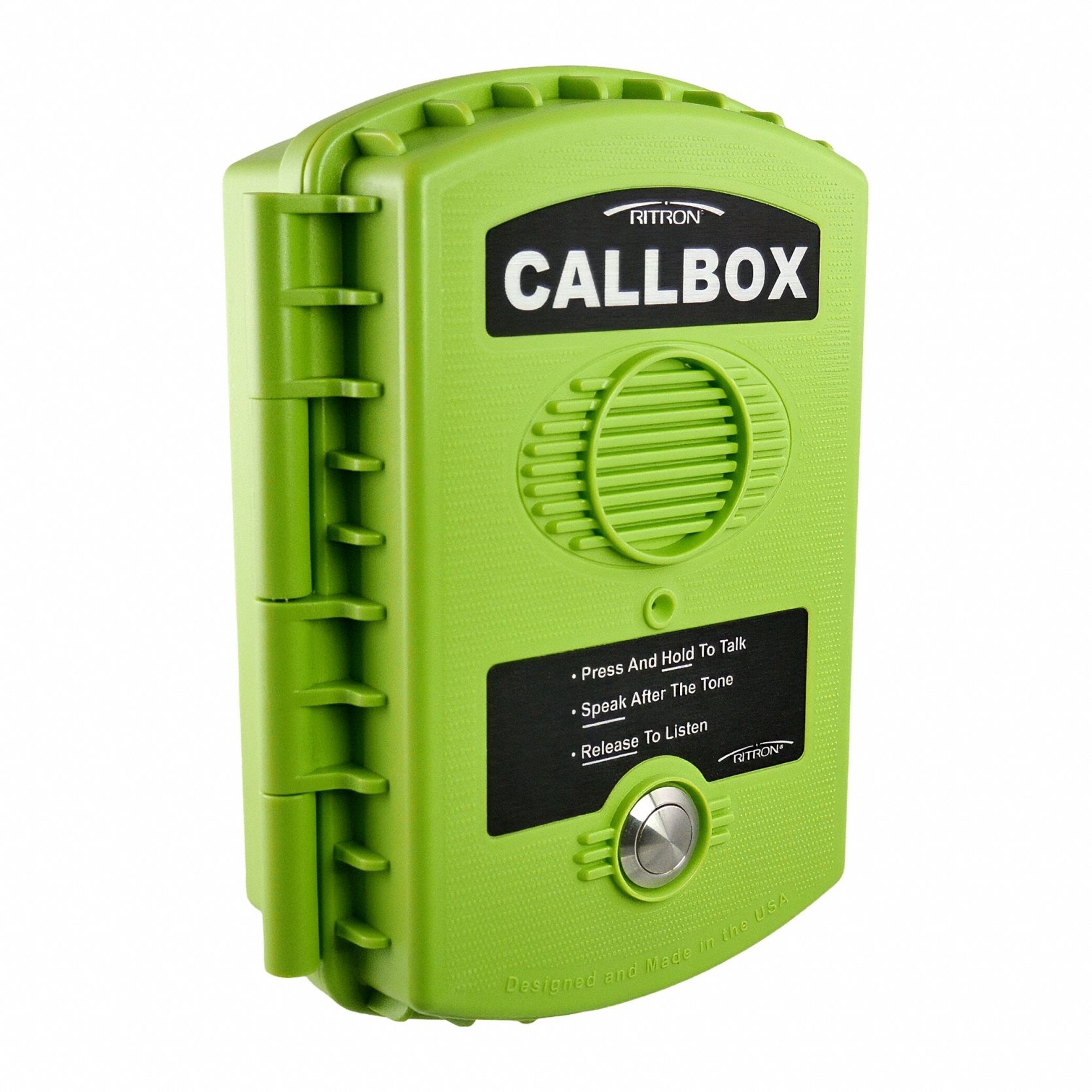 RITRON, RQX-411-QGRN, Two-Way Radio Callbox, Hinge Enclosure, UHF ...