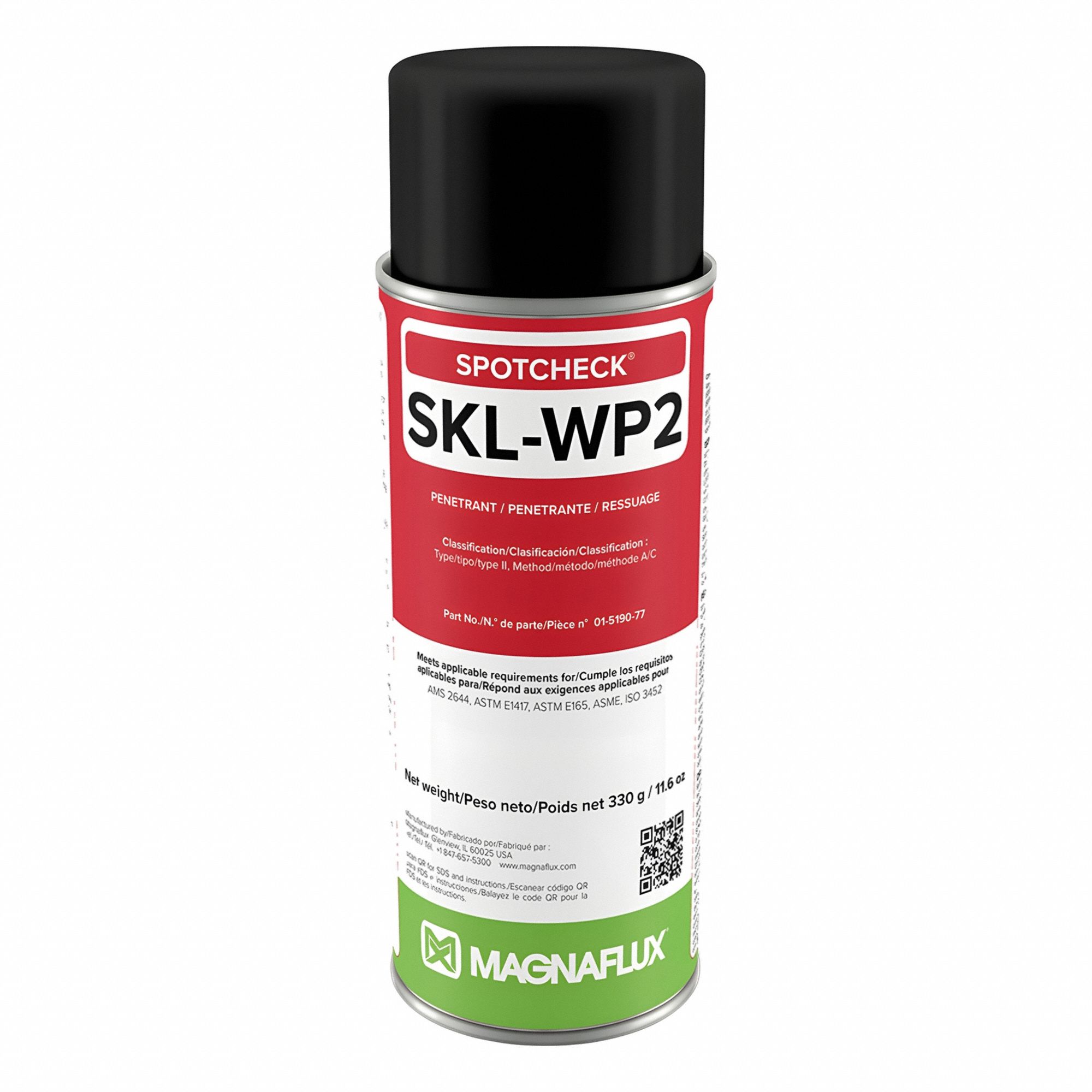 MAGNAFLUX, 11.6 oz, Aerosol Can, Dye Penetrant - 35LV23|SKL-WP2