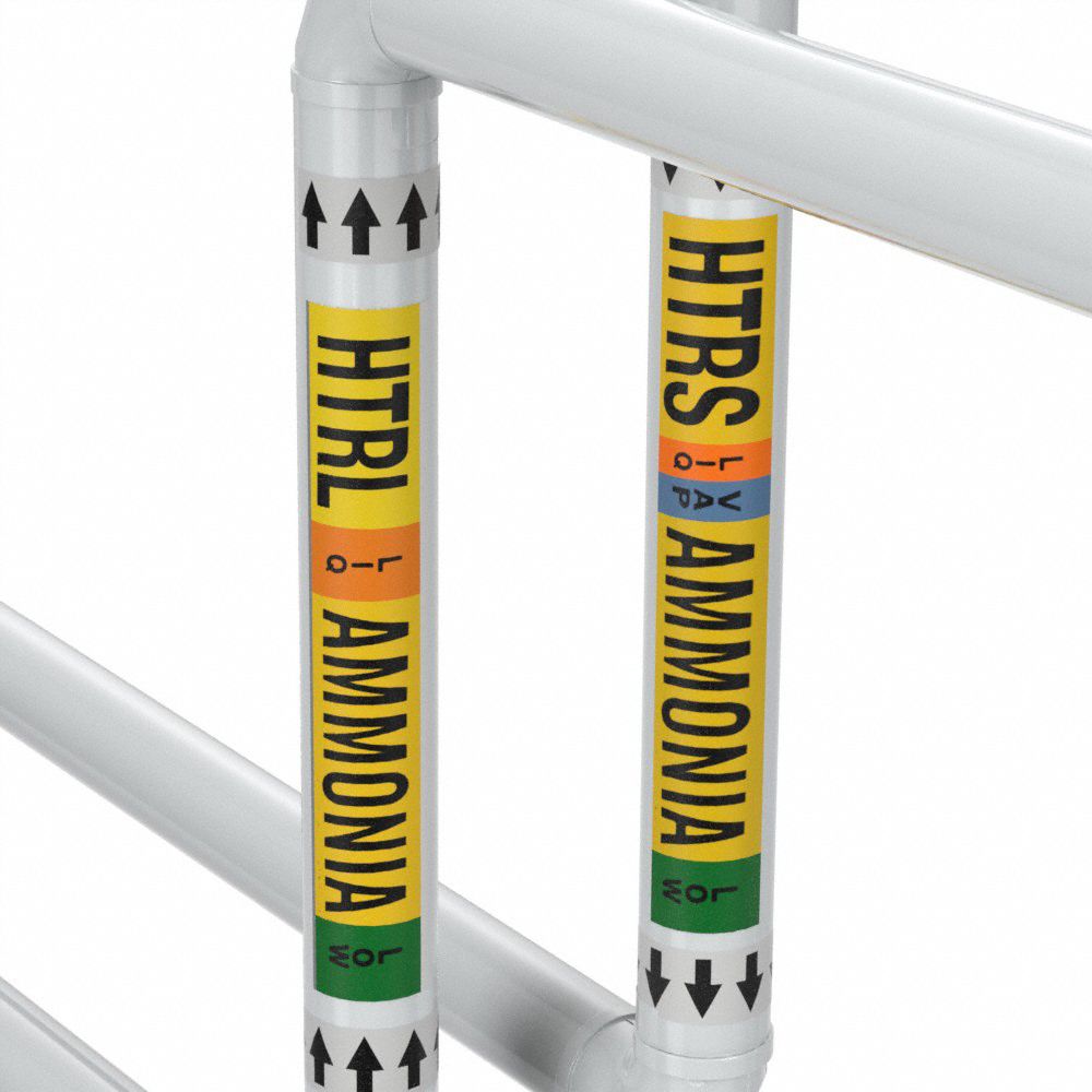 Ammonia Refrigeration Pipe Markers