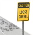 Loose Gravel Signs
