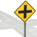 Cross Road Intersection Signs