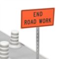 End Road Work Signs