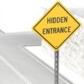 Hidden Entrance Signs