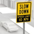 Speed Limit Warning Signs
