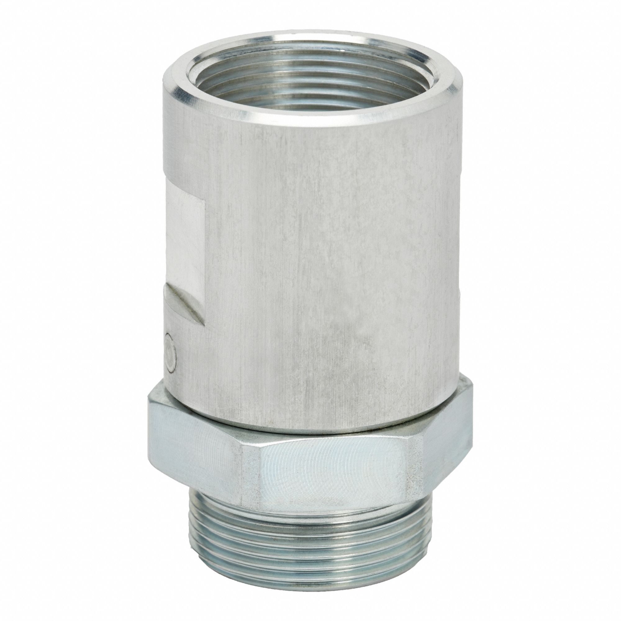 Swivel: Swivel, 1 1/4 in BSPF Inlet, 1 1/2 in BSPM Discharge, Aluminum Body