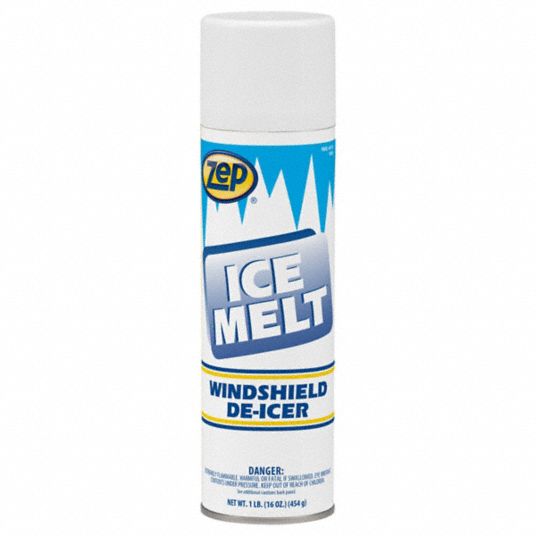 Zep Ice Melt Aerosol De-Icer for Windshields and Windows - 20 oz. (Case of 12) - 17601 - Ready-to-Use Aerosol Form Makes Ice Melt Easy to Use!