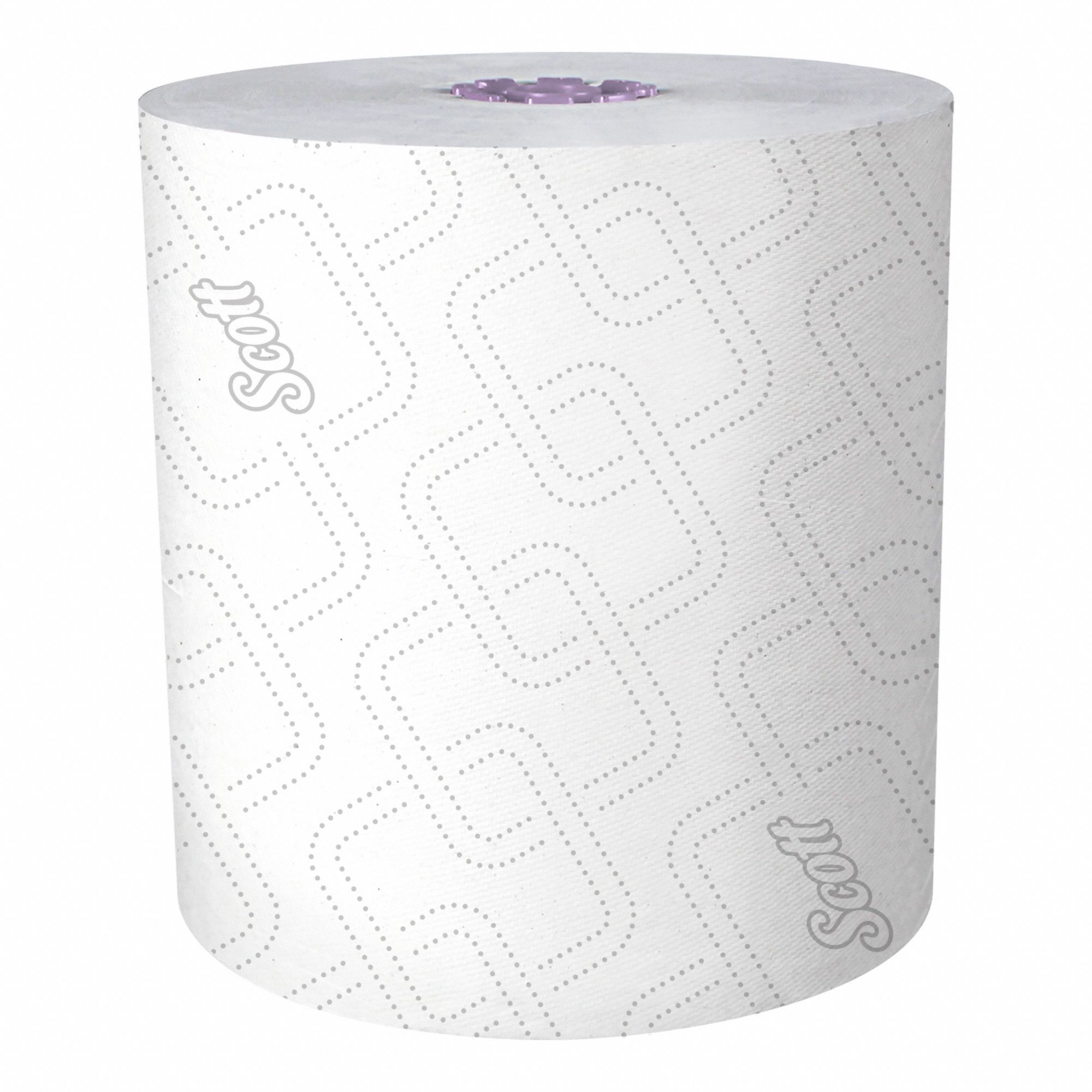 PAPER TOWEL ROLL, HARDWOUND, 1-PLY, WHITE, 950 FT X 8 IN, PROPRIETARY, 6 PK