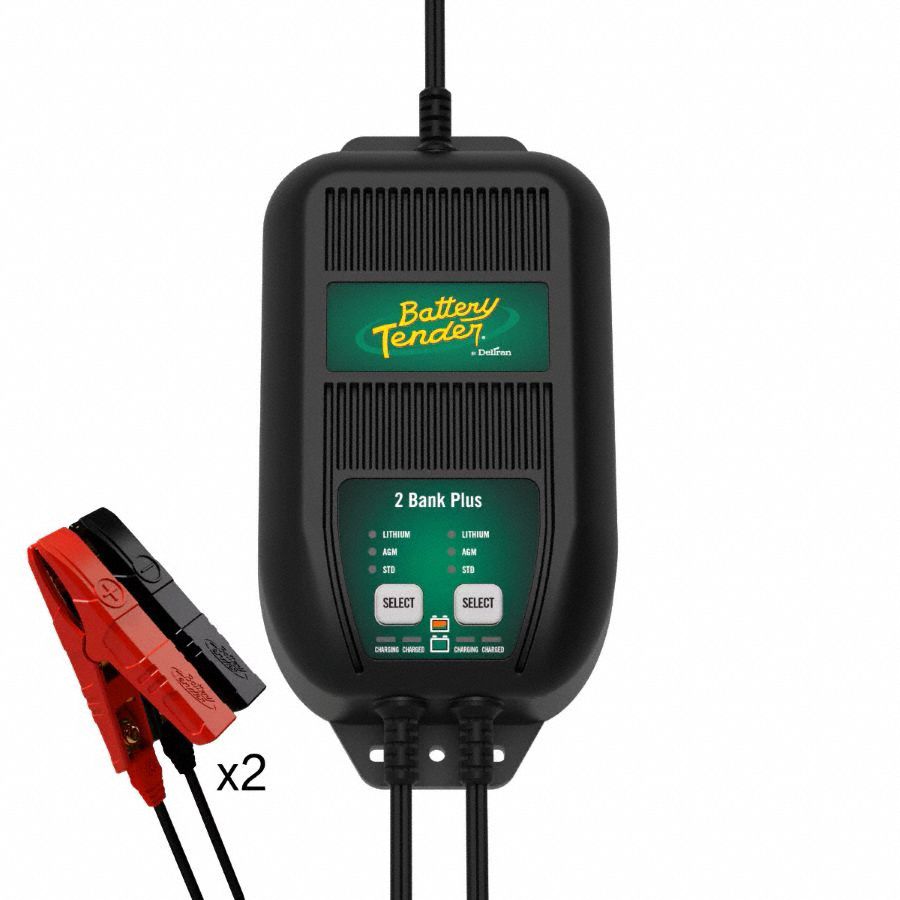 Battery Charger: Charging/Maintaining, Auto, For AGM/Lead Acid/Wet Cell, Smart