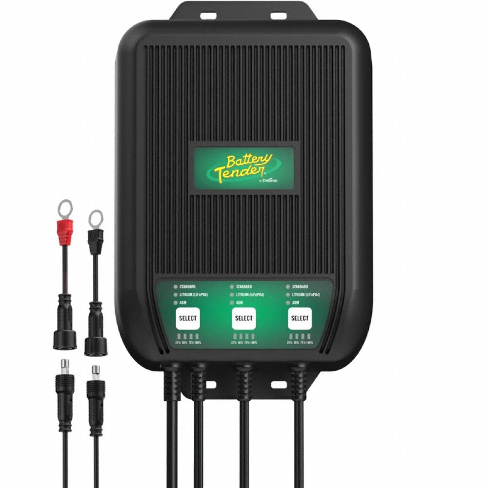 Battery Chargers: Charging, Auto, For AGM/Flooded/Gel Cell/Lead Acid/Lithium, Float