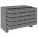 DRAWER BIN CABINET, 34 IN X 17¾ IN X 26¼ IN, 30 DRAWERS, STACKABLE, STEEL, GREY