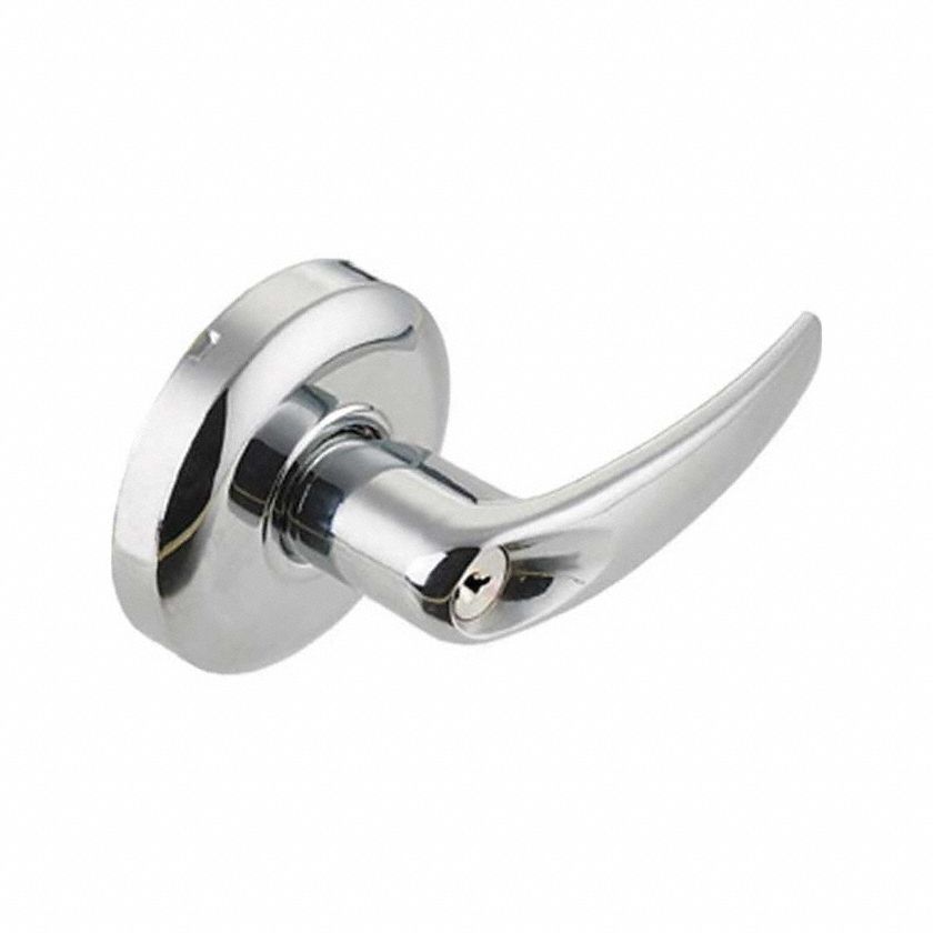 Door Lever Lockset: Classroom Lever Locksets, Chrome, ADA Compliant