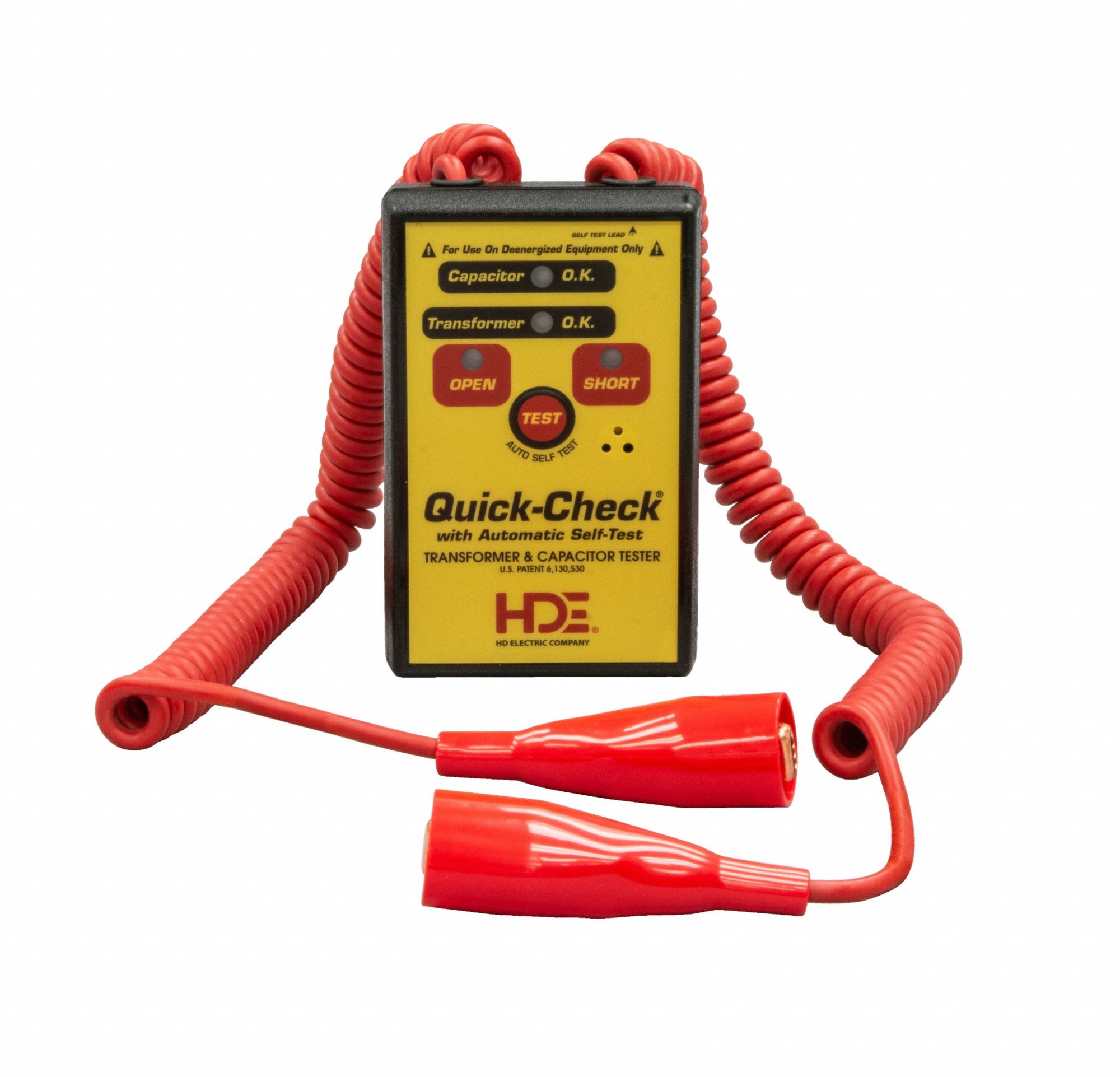 Transformer and Capacitor Tester: Audible/Digital Display, Open and Shorted Checks, 6 V to 6 V