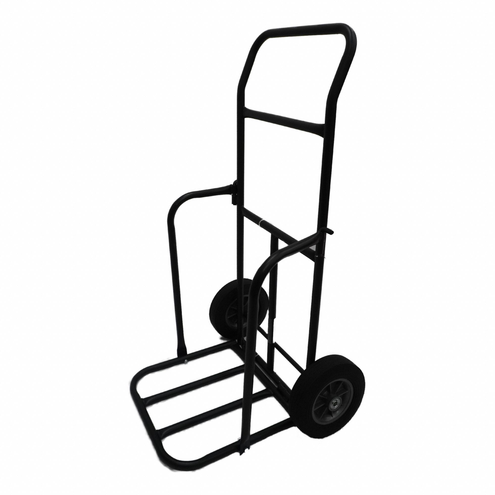 Traffic Cone Cart Black Steel 47 in H