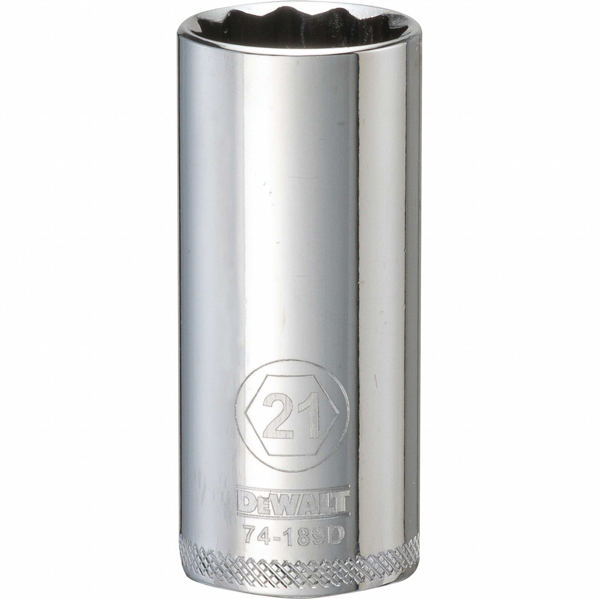 Deep Impact Socket 12 Pt 3/8in 21 mm