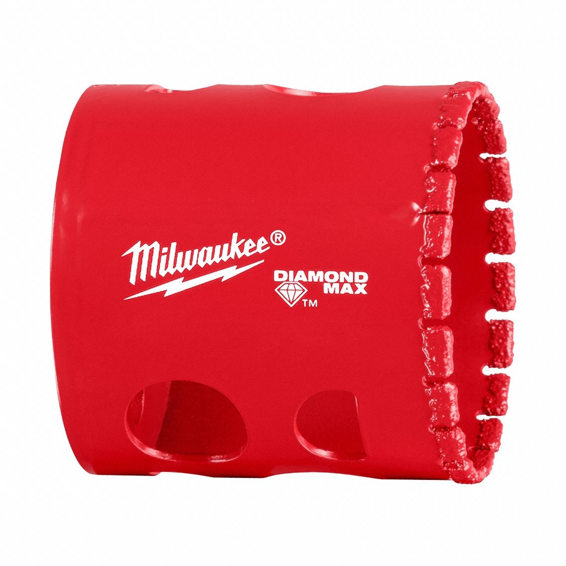 Hole Saw: 1 3/4 in Saw Dia., 1 1/2 in Max. Cutting Dp, 5/8"-18 Thread Size, Diamond Grit