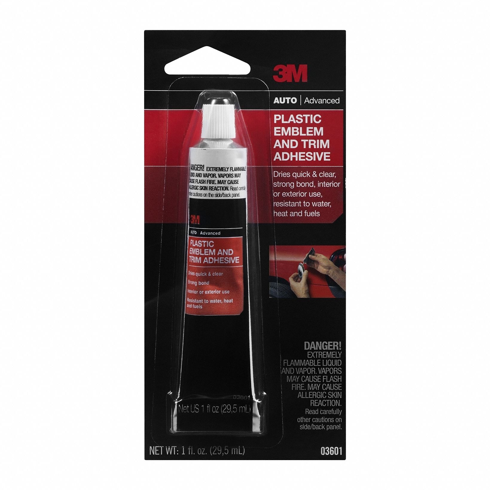 Repair Adhesive: Clear, Metal/Plastic, 5 min Working Time, 24 hr Full Cure Time, Packet