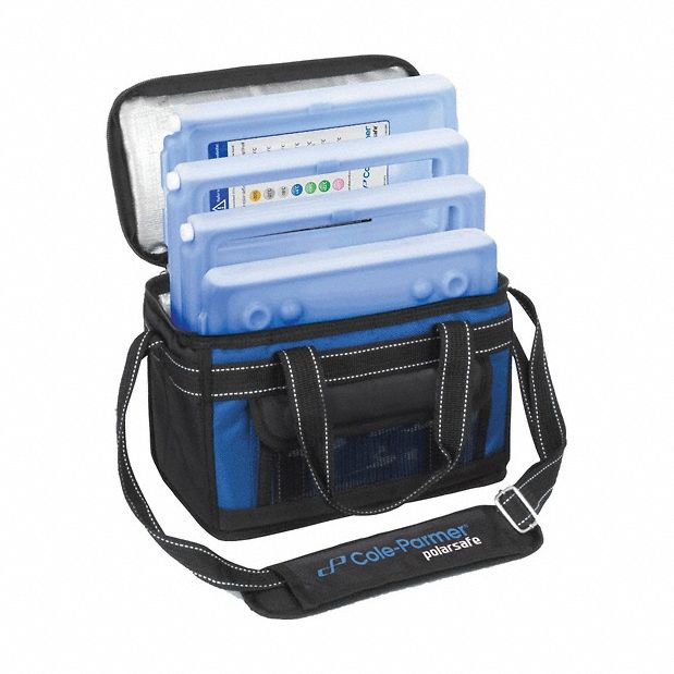 Cryogenic Storage Box: 12 1/4 in Overall Lg, 7 7/8 in Overall Wd, 5 7/8 in Overall Ht, 5 L Capacity