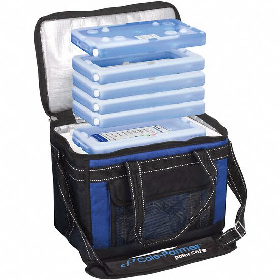 Cryogenic Storage Box: 13 3/4 in Overall Lg, 10 1/4 in Overall Wd, 9 in Overall Ht, 10 L Capacity