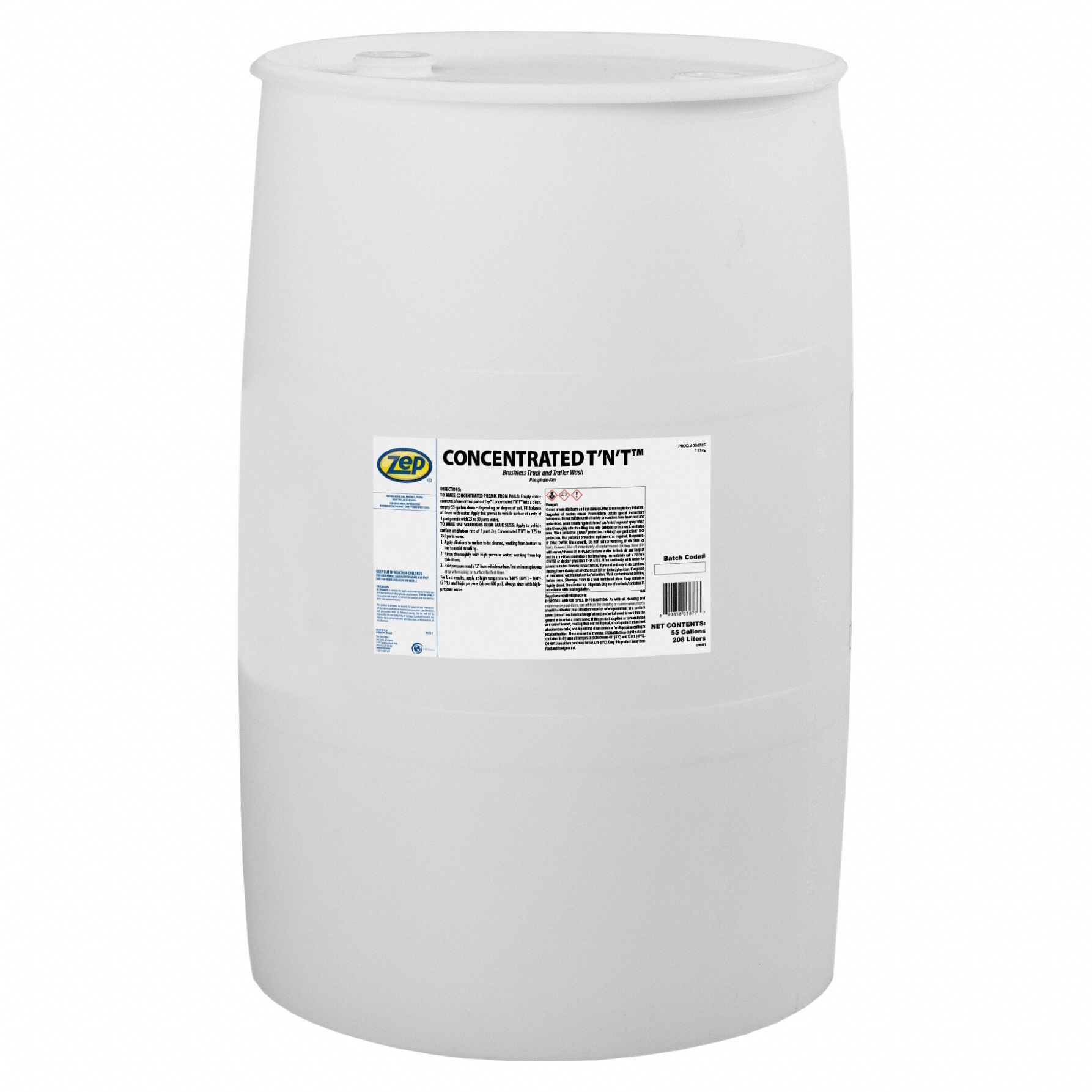 Truck And Trailer Wash Concentrate: TNT - Truck & Trailer Wash, 55 gal, Drum