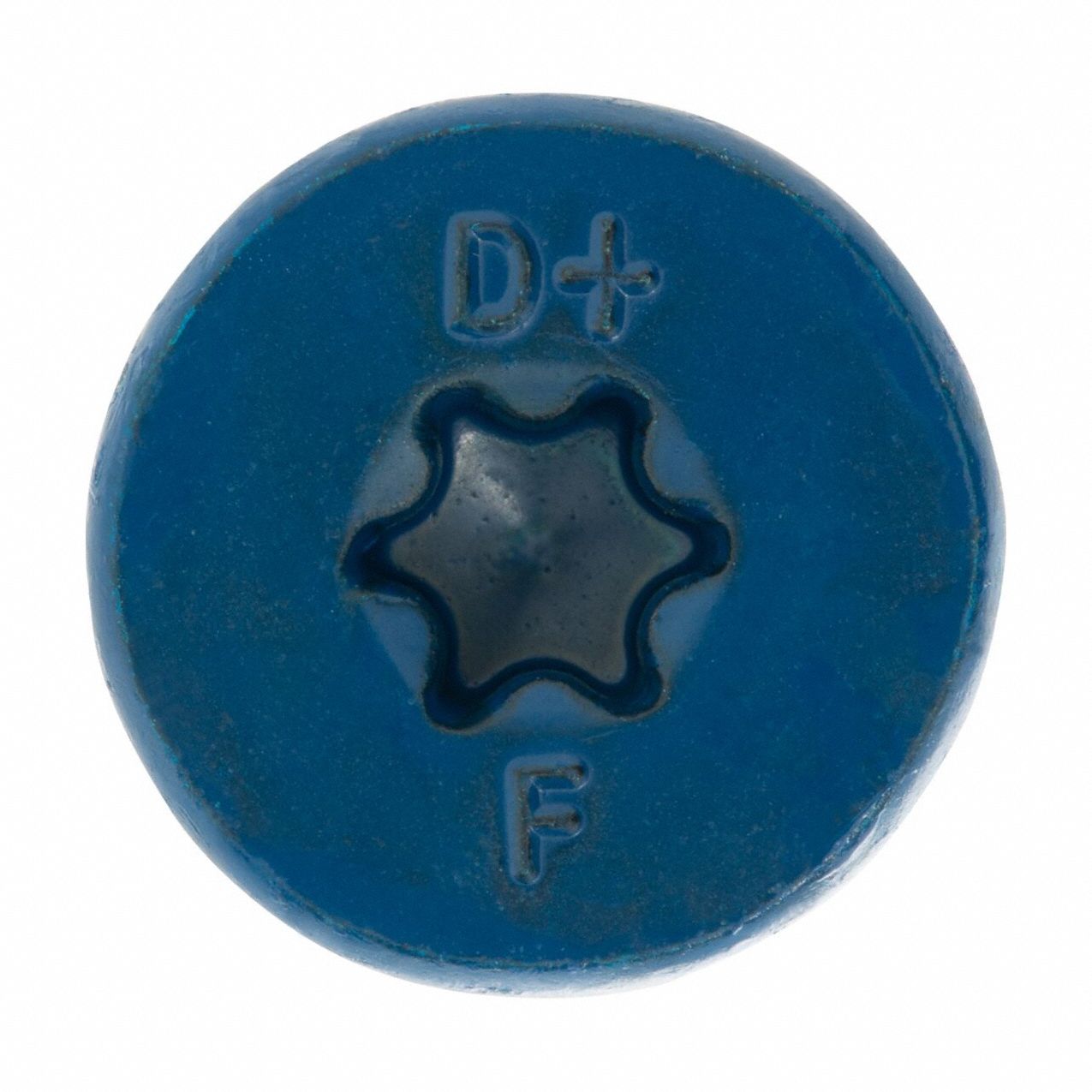 Concrete Anchor Screw: 4 in Overall Lg, 3/16 in Dia, Steel, Zinc-Plated, Torx, Flat, 100 PK