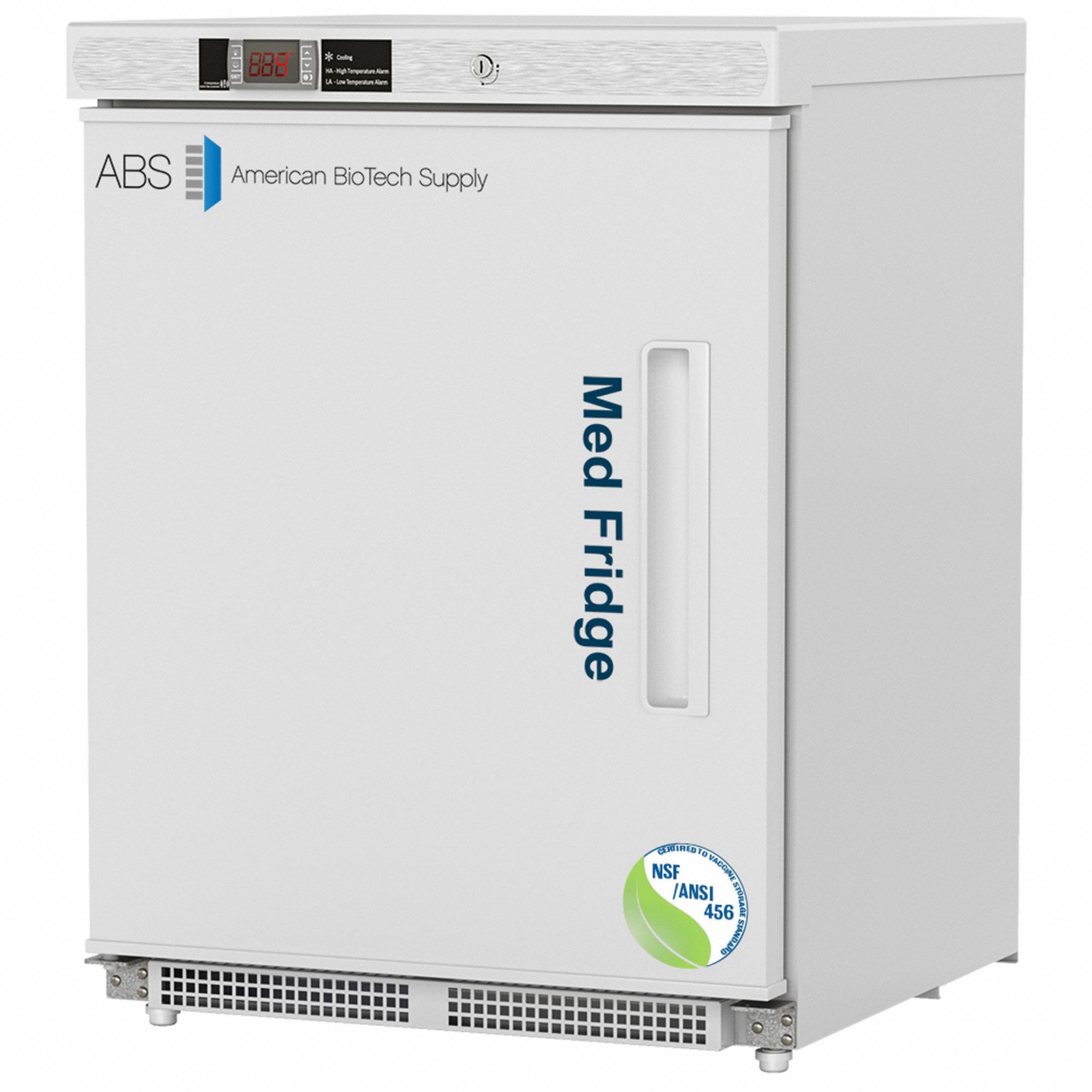 Refrigerator: 4.6 cu ft, Undercounter, 1°C to 10°C, 24 3/8 in Overall Dp