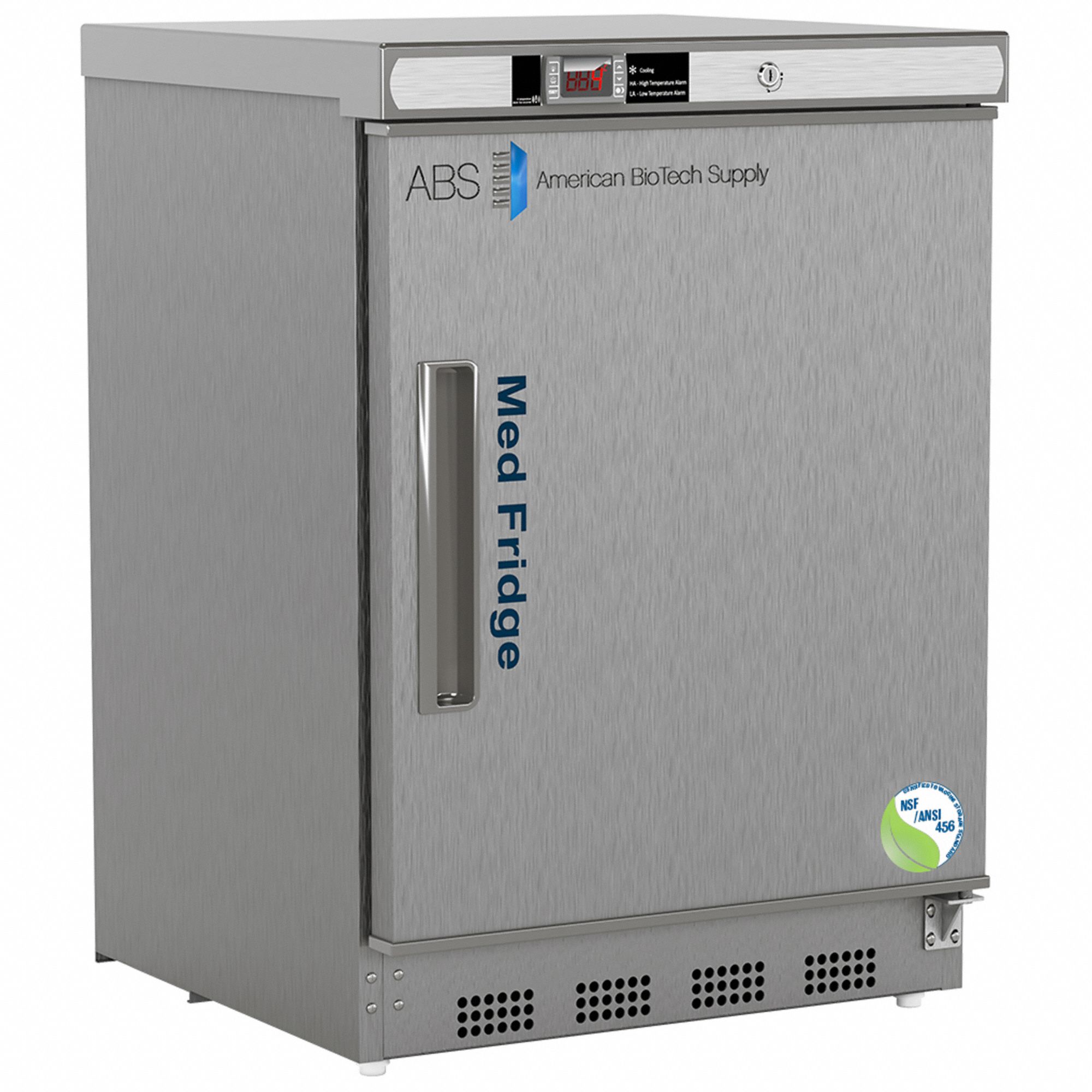 Refrigerator: 4.6 cu ft, Undercounter, 1°C to 10°C, 24 3/8 in Overall Dp