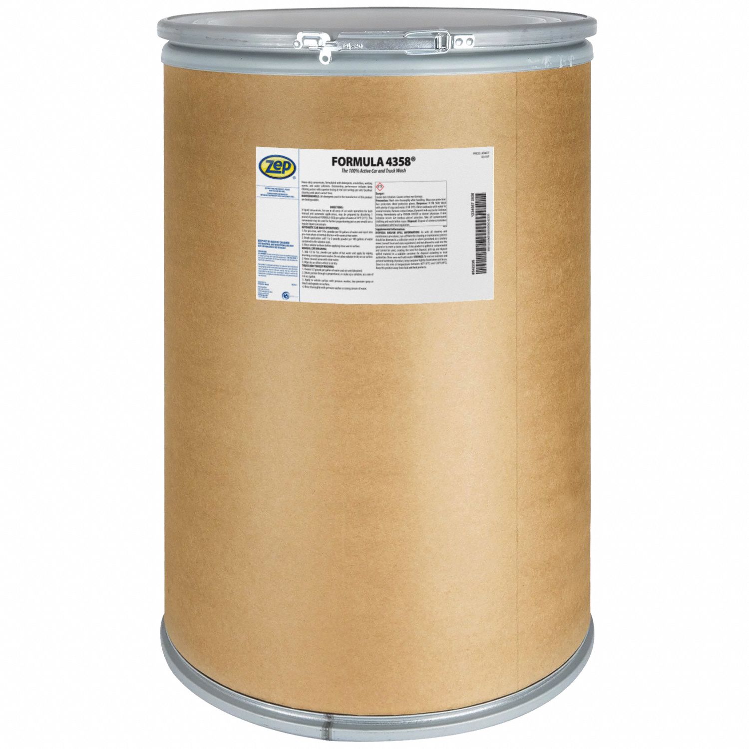 Vehicle Wash Drum Red 400 lb Liquid