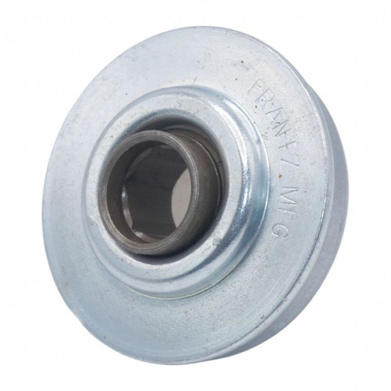 Conveyor Bearing: 7/16 in For Axle Size, 1.71 in Bearing OD, 1 13/16 in Flange Outside Dia., 300 lb
